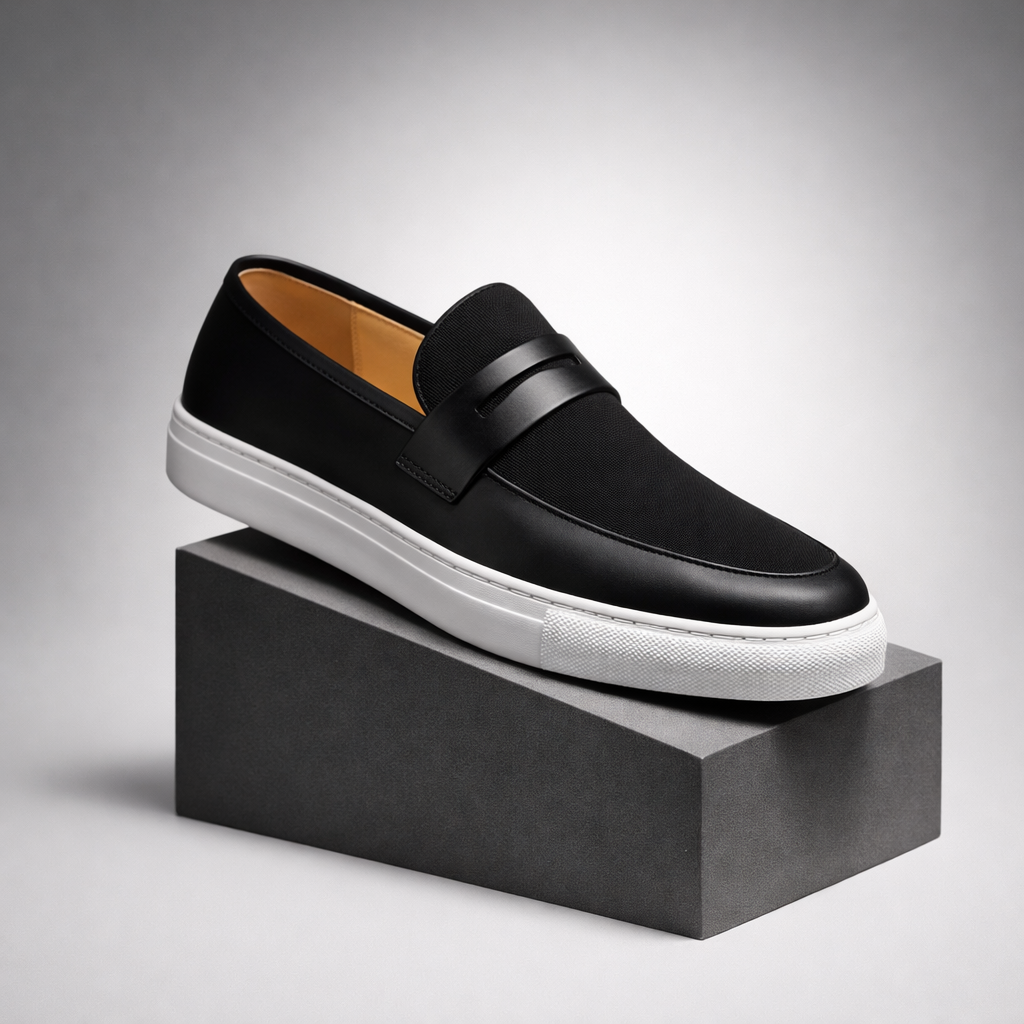 Max | Men's Round Toe Slip-On Dress Loafers