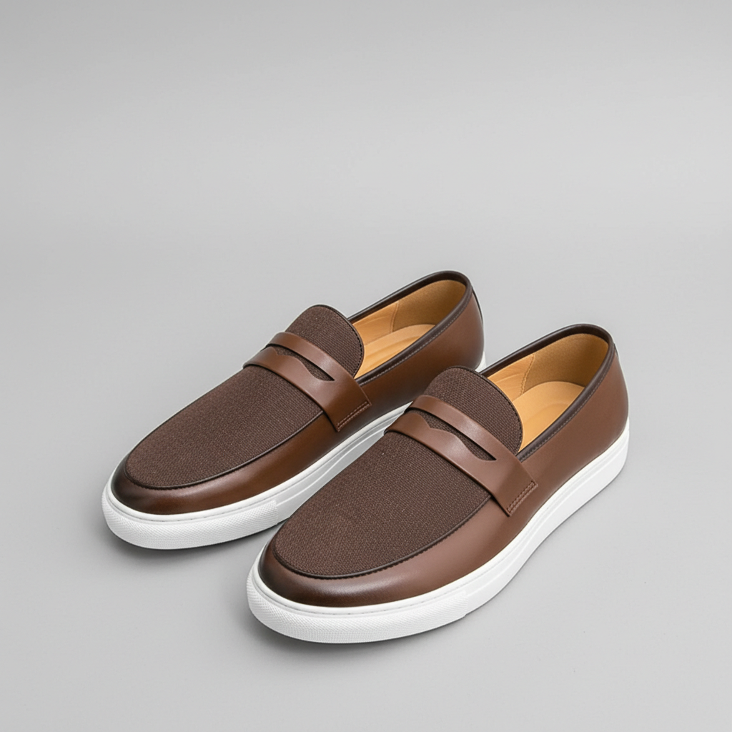Max | Men's Round Toe Slip-On Dress Loafers