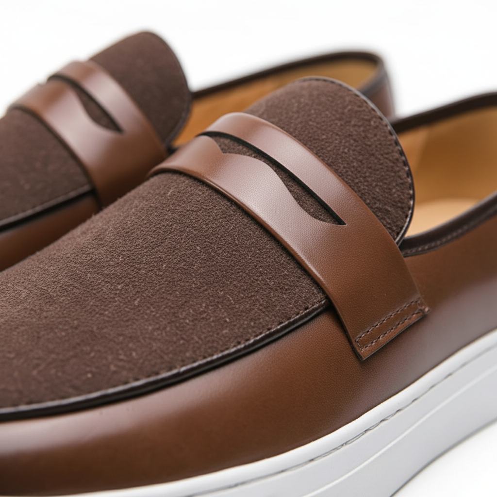 Max | Men's Round Toe Slip-On Dress Loafers