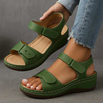Melanie | Women’s Adjustable Strap Open Toe Summer Flat Sandals