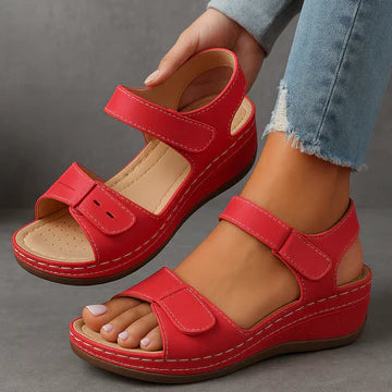 Melanie | Women’s Adjustable Strap Open Toe Summer Flat Sandals
