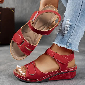 Melanie | Women’s Adjustable Strap Open Toe Summer Flat Sandals