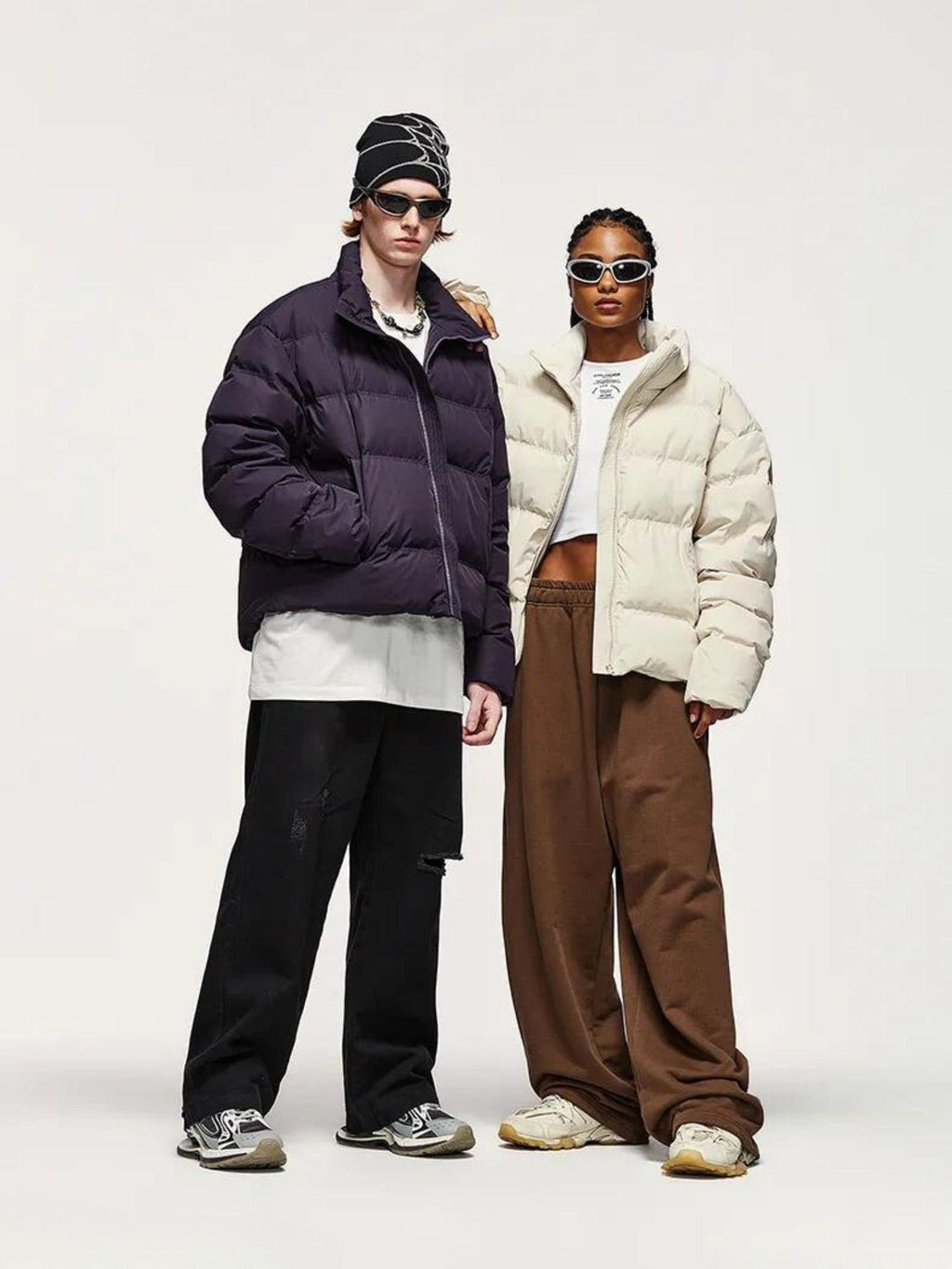 Men’s Asymmetric Puffer Jacket