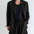 Men’s Blazer with Lapel Collar