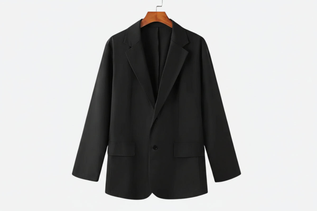 Men’s Blazer with Lapel Collar