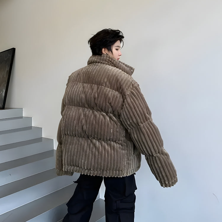Men’s Buttoned Corduroy Jacket