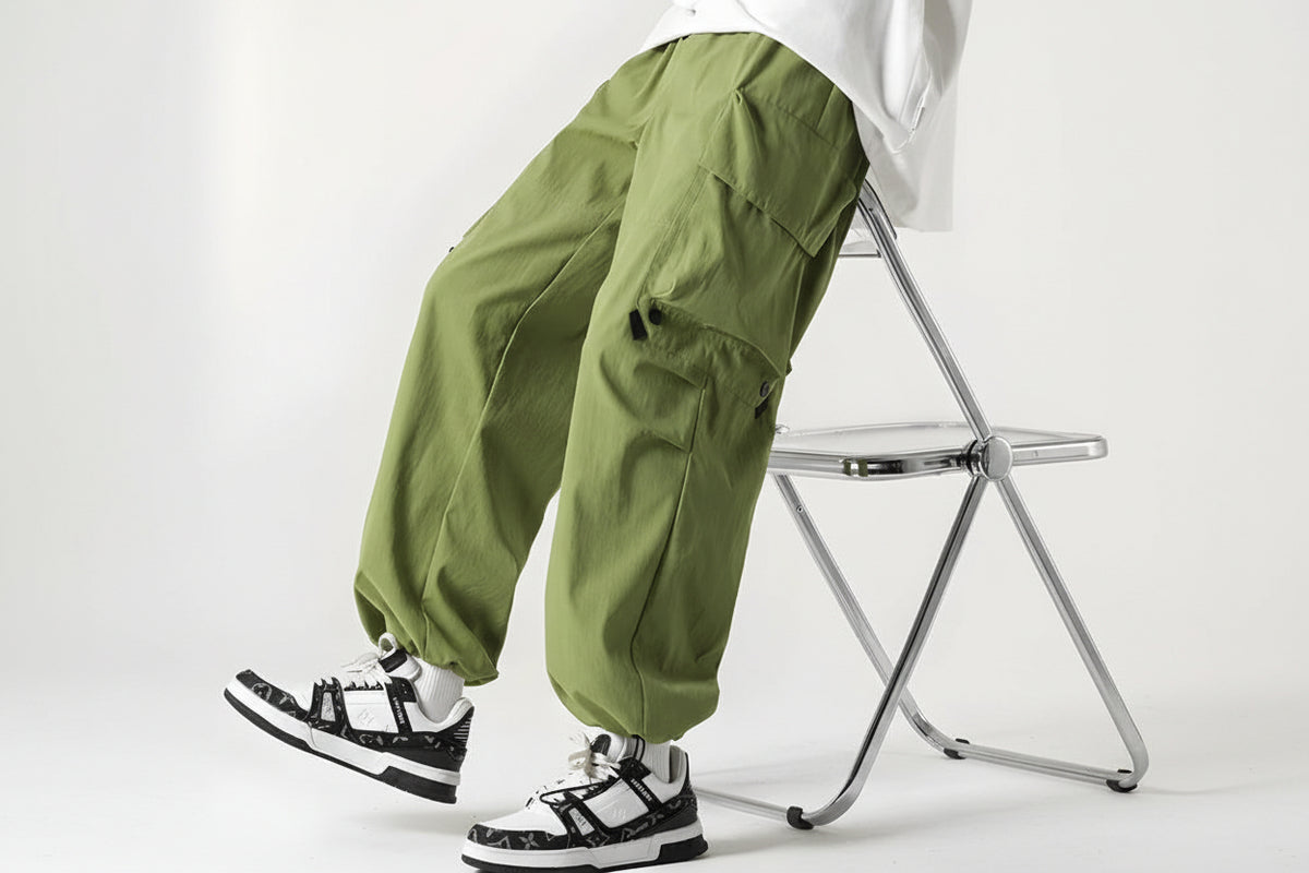 Men’s Cargo Parachute Pants