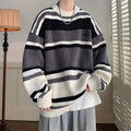 Men’s Casual Striped Knit Sweater