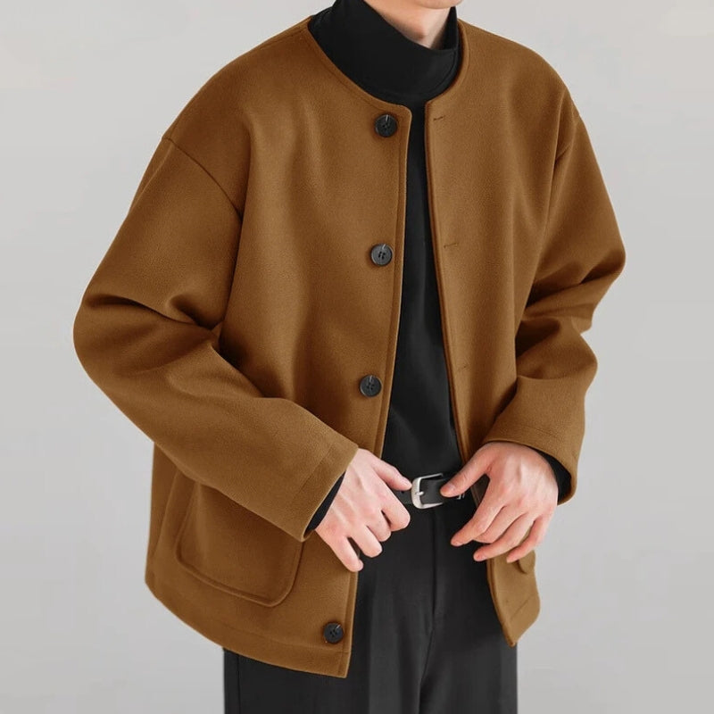Men’s Collarless Jacket
