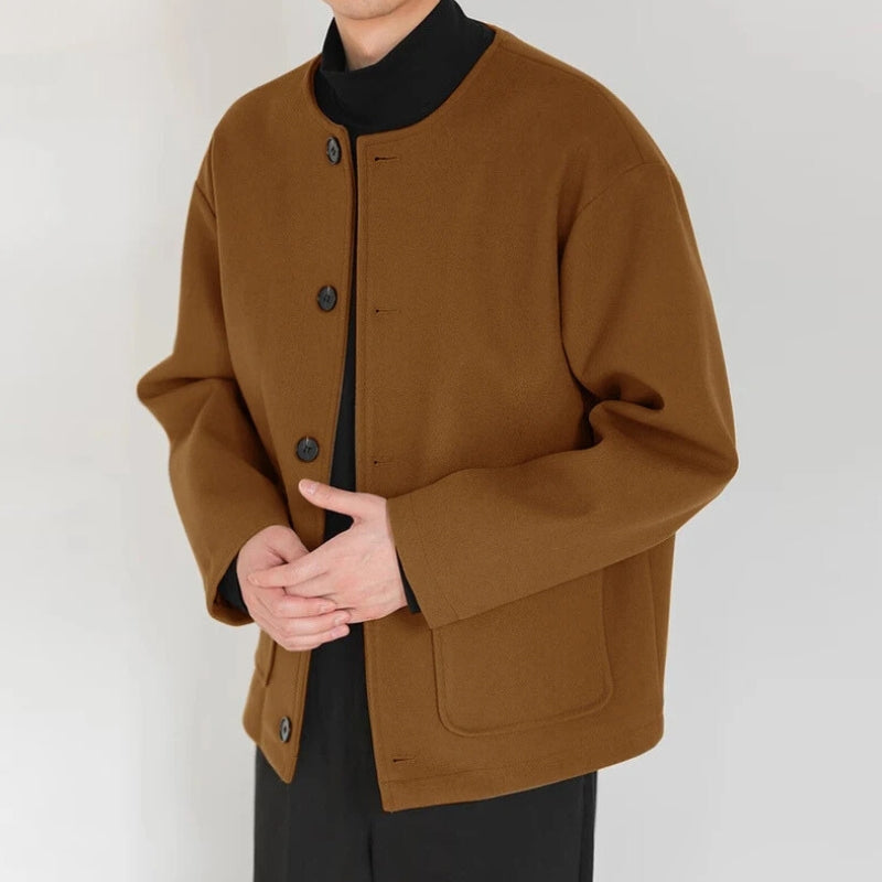 Men’s Collarless Jacket