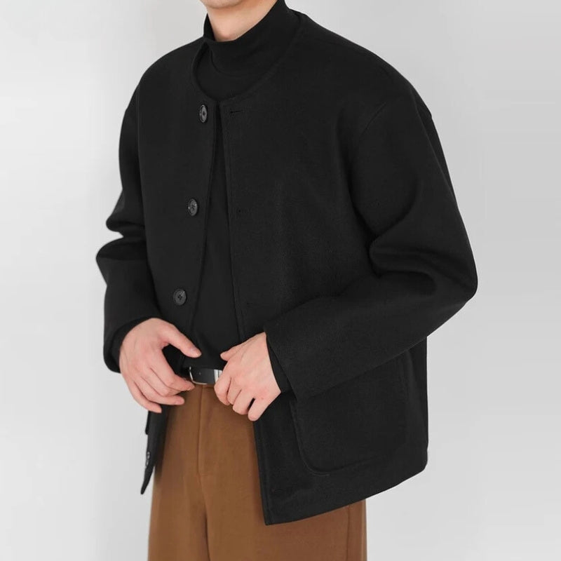 Men’s Collarless Jacket