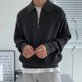Men’s Cotton Wool Half-Zip Sweater
