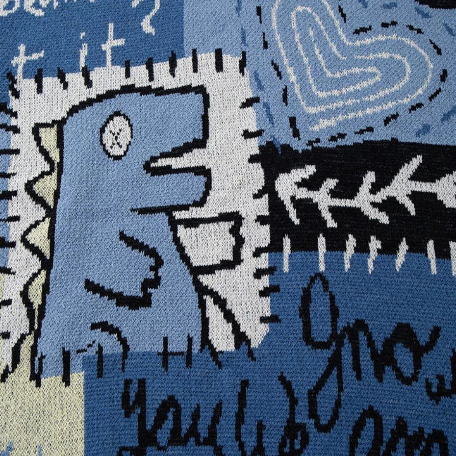 Men's Dinosaur Graphic Sweater