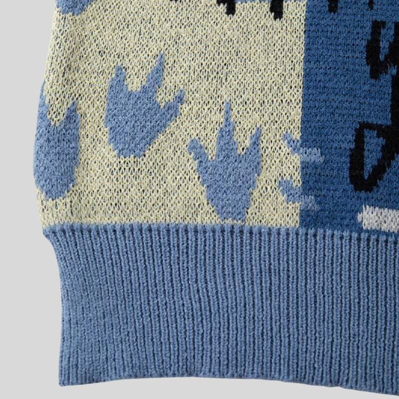 Men's Dinosaur Graphic Sweater