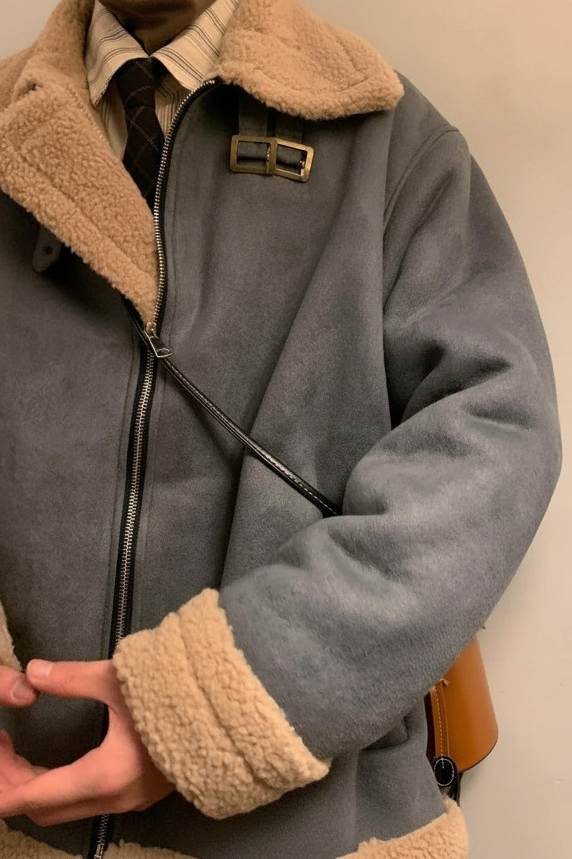 Men’s Double-Faced Zip-Up Jacket