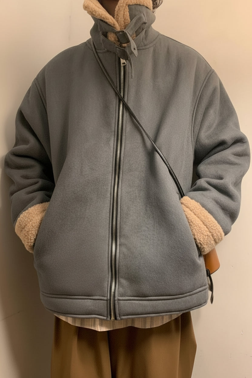 Men’s Double-Faced Zip-Up Jacket