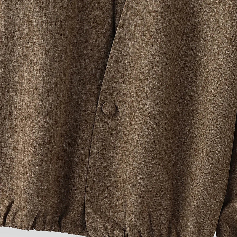 Men’s Knit Jacket with Button Front