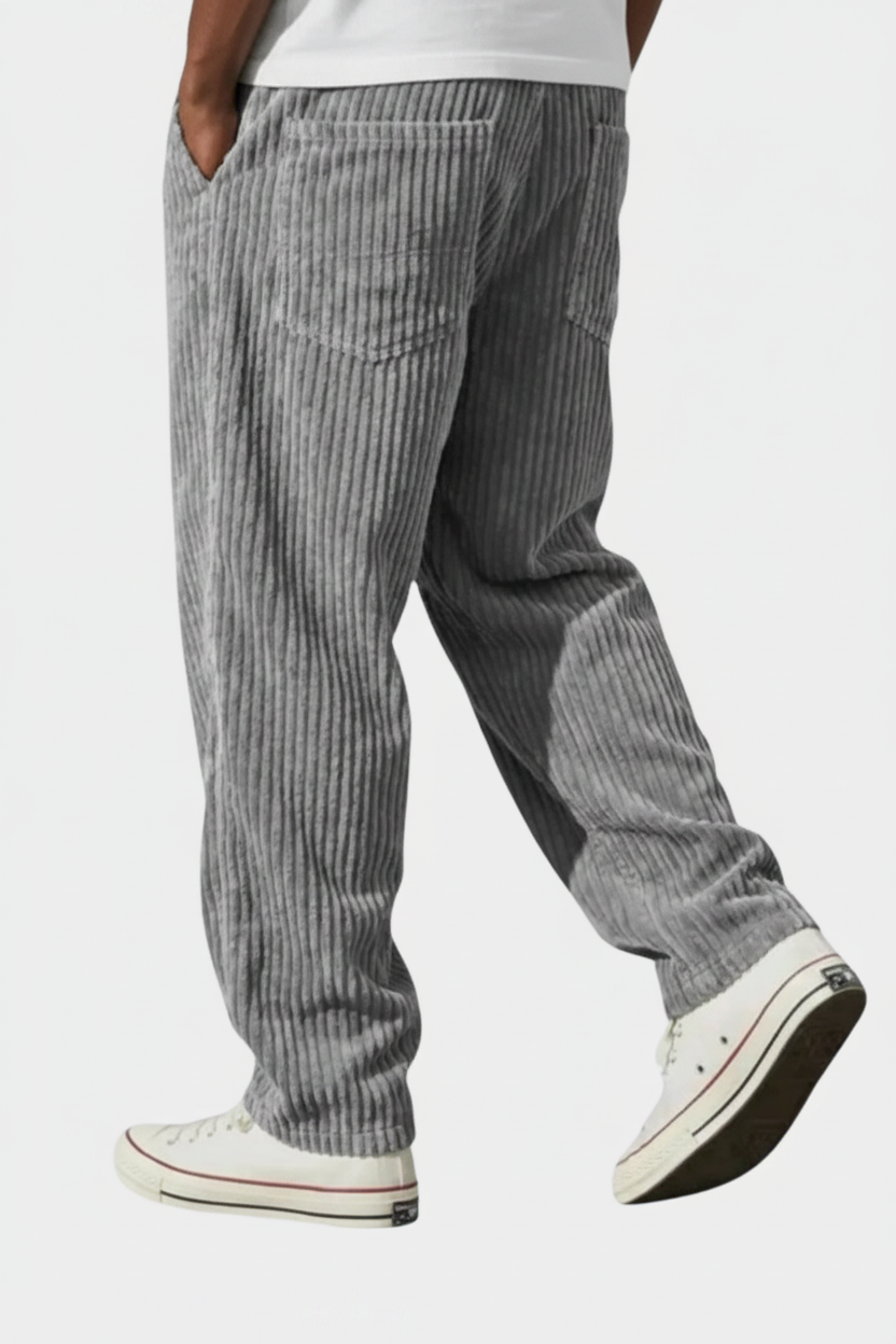 Men’s Loose-Fit Corduroy Trousers