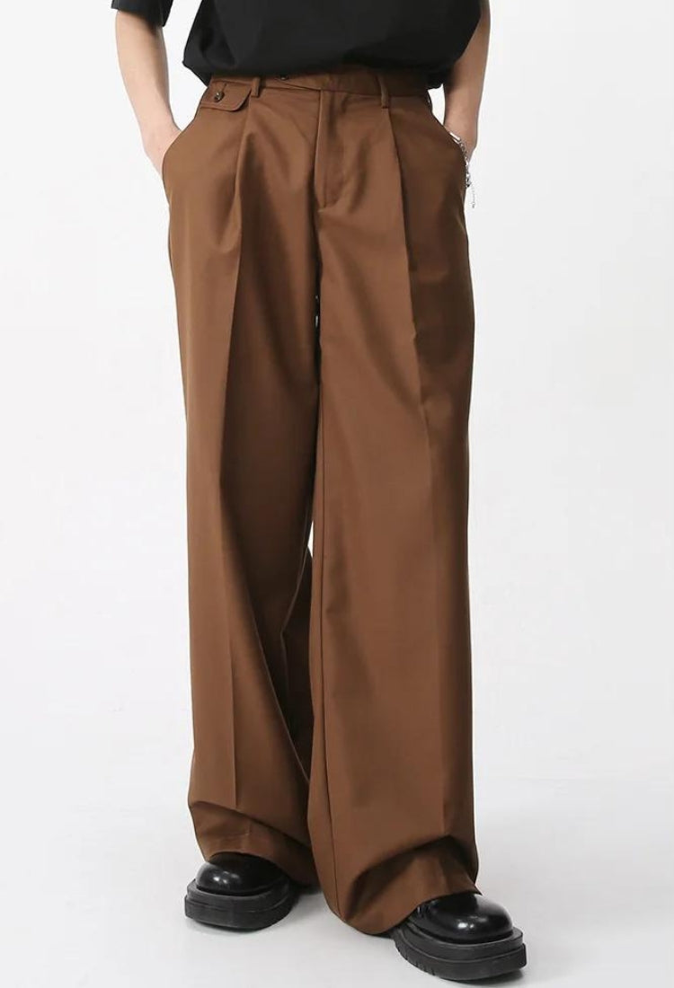 Men's Old Money Wide-Leg Pants