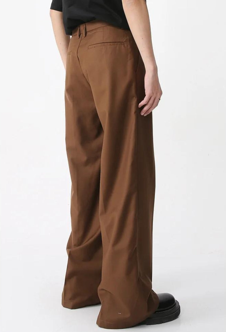 Men's Old Money Wide-Leg Pants