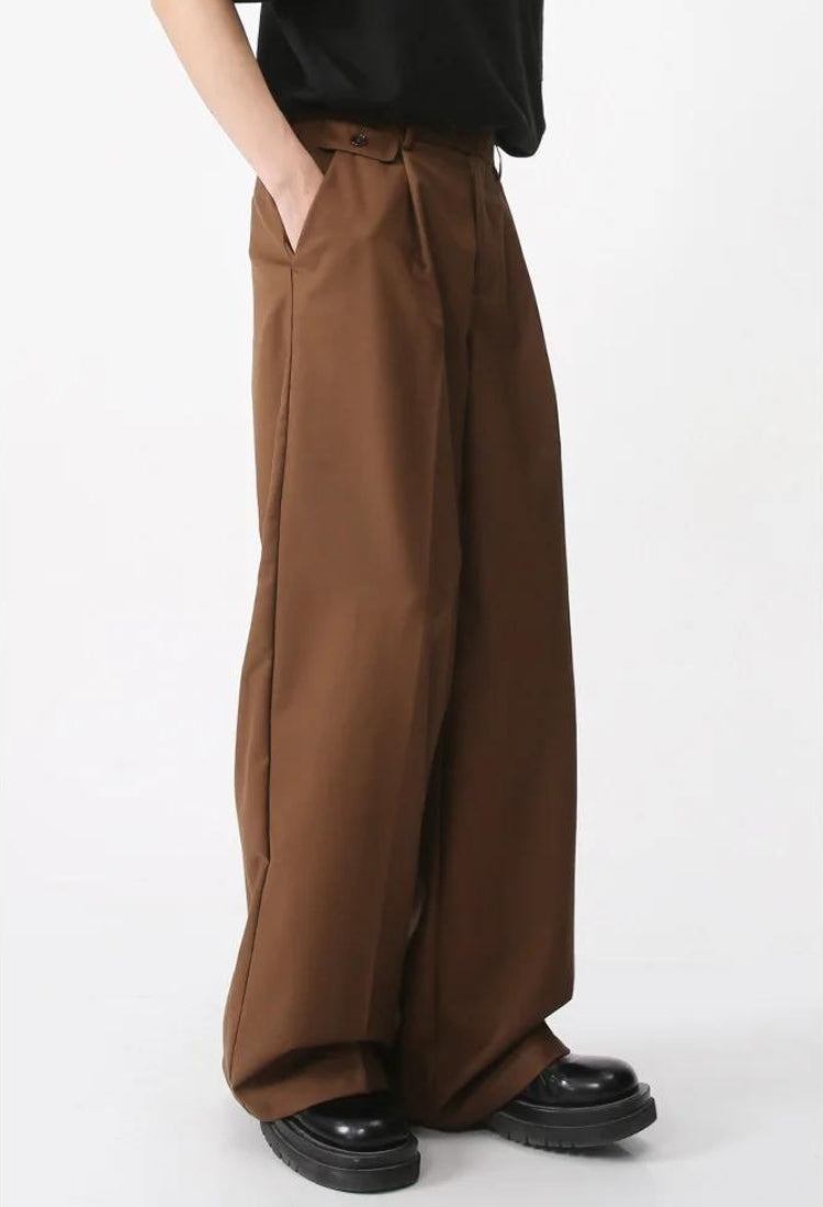 Men's Old Money Wide-Leg Pants