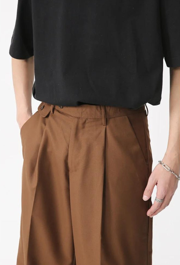 Men's Old Money Wide-Leg Pants