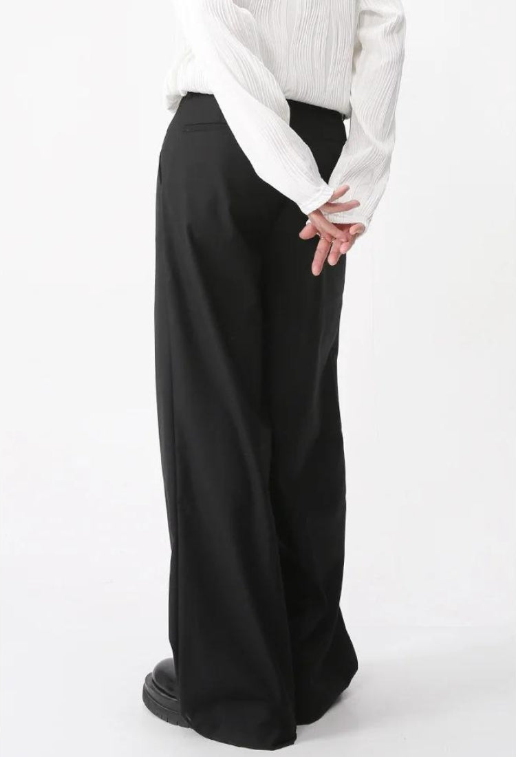 Men's Old Money Wide-Leg Pants
