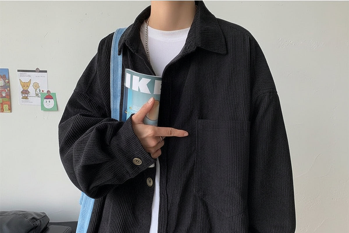Men’s Oversized Corduroy Overshirt