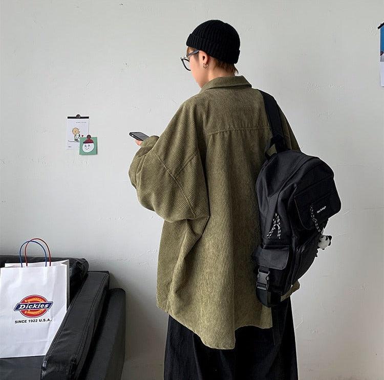 Men’s Oversized Corduroy Overshirt