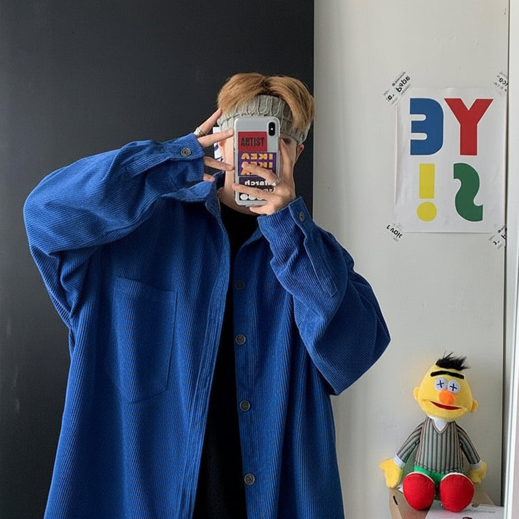 Men’s Oversized Corduroy Overshirt