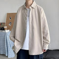 Men’s Oversized Shirt with Classic Collar