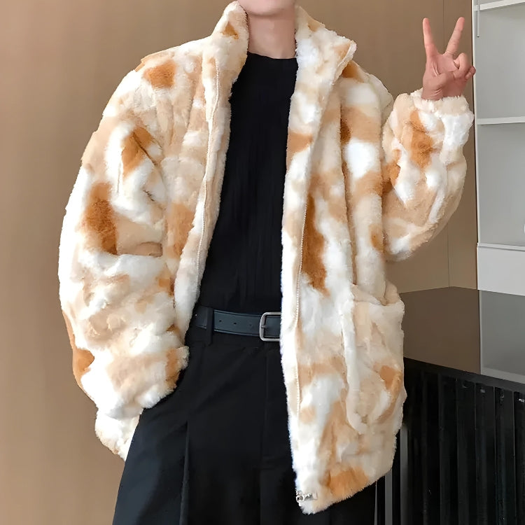 Men's Oversized Teddy Jacket