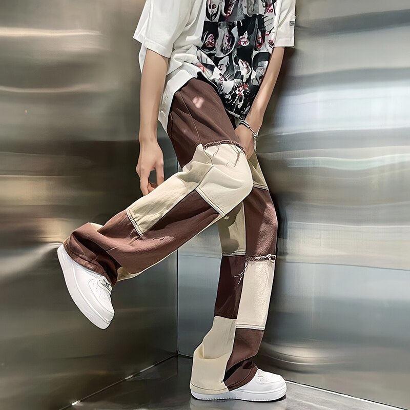 Men's Patchwork Pants