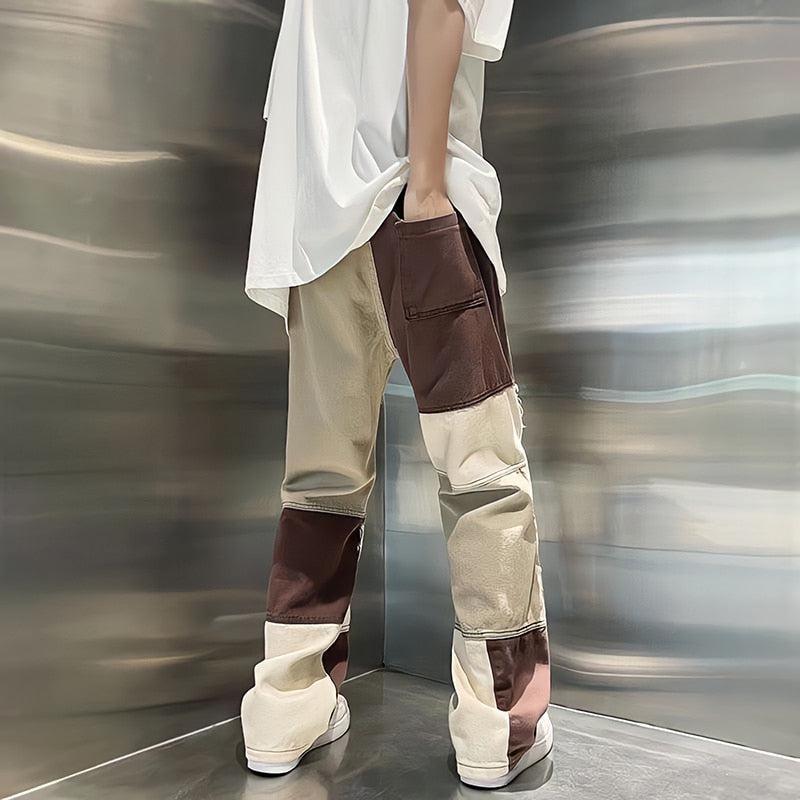 Men's Patchwork Pants