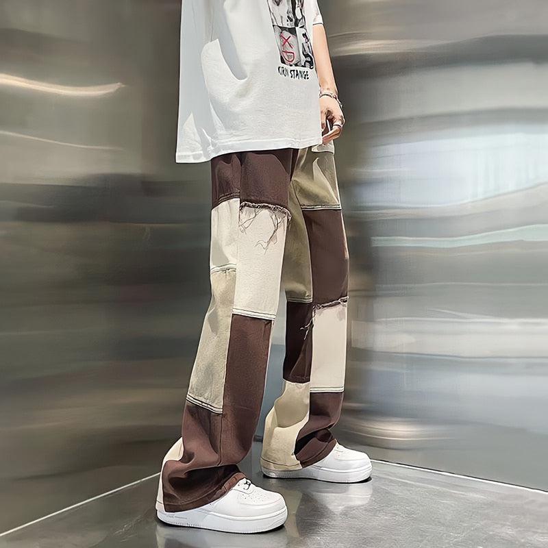 Men's Patchwork Pants