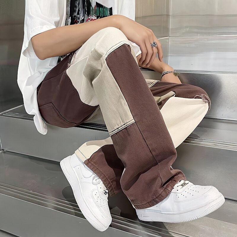Men's Patchwork Pants