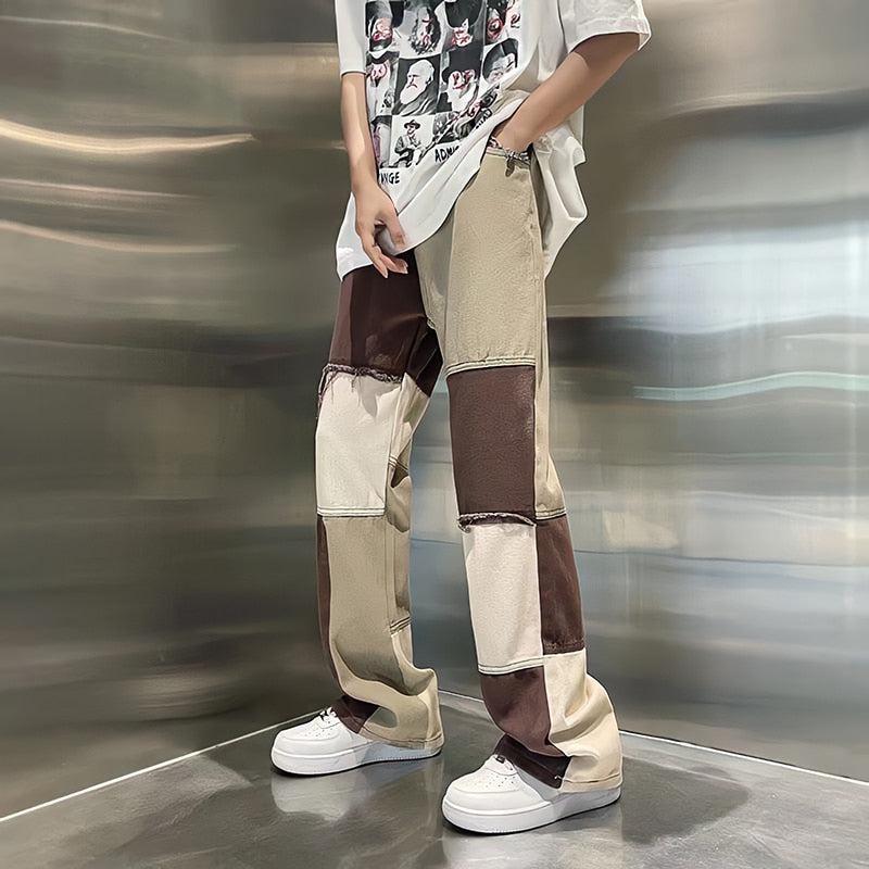 Men's Patchwork Pants