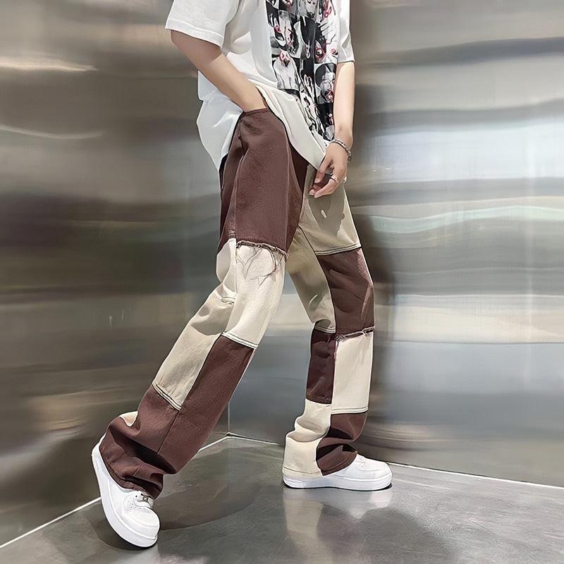 Men's Patchwork Pants