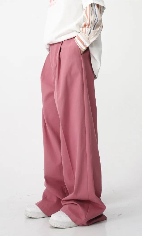 Men’s Soft Boy Baggy Pants Wide Leg