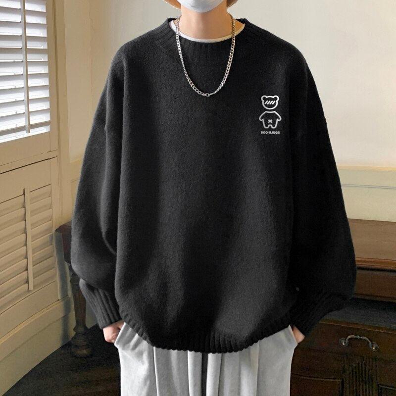 Men’s Soft Knit Bear Sweater
