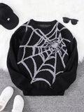 Men’s Spiderweb Graphic Sweater