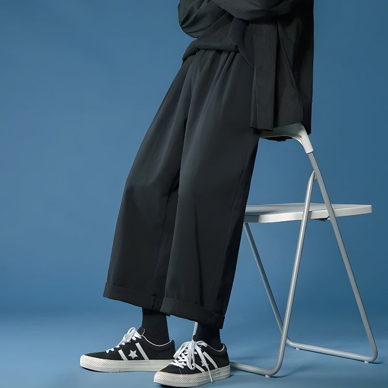 Men’s Straight-Leg Pants in Cotton