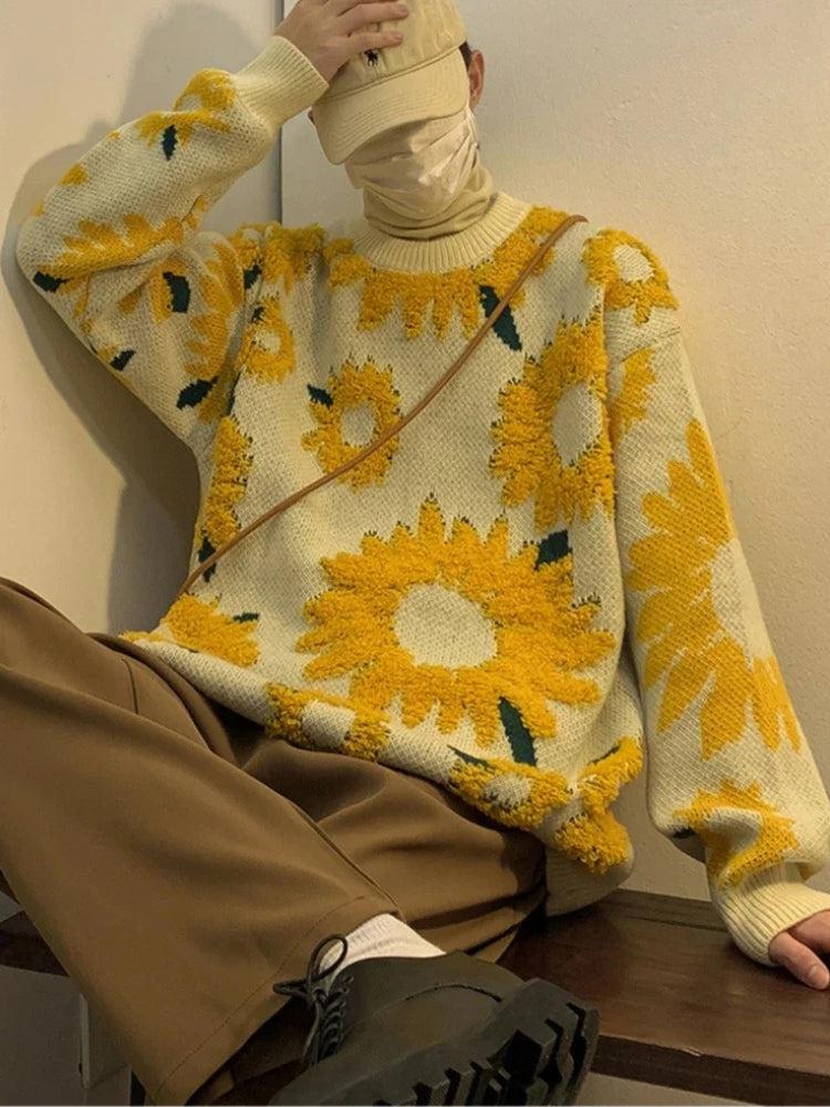 Men’s Sunflower Knit Sweater
