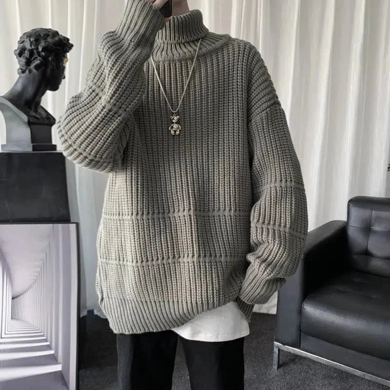 Men’s Turtleneck Sweater in Relaxed Fit