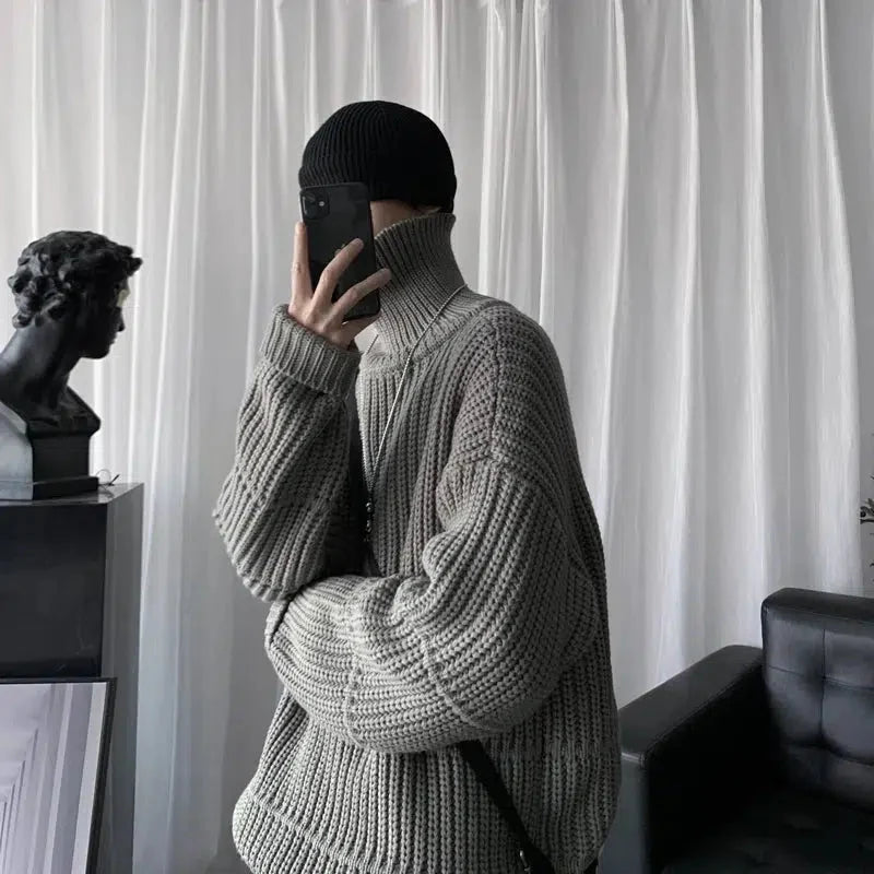 Men’s Turtleneck Sweater in Relaxed Fit