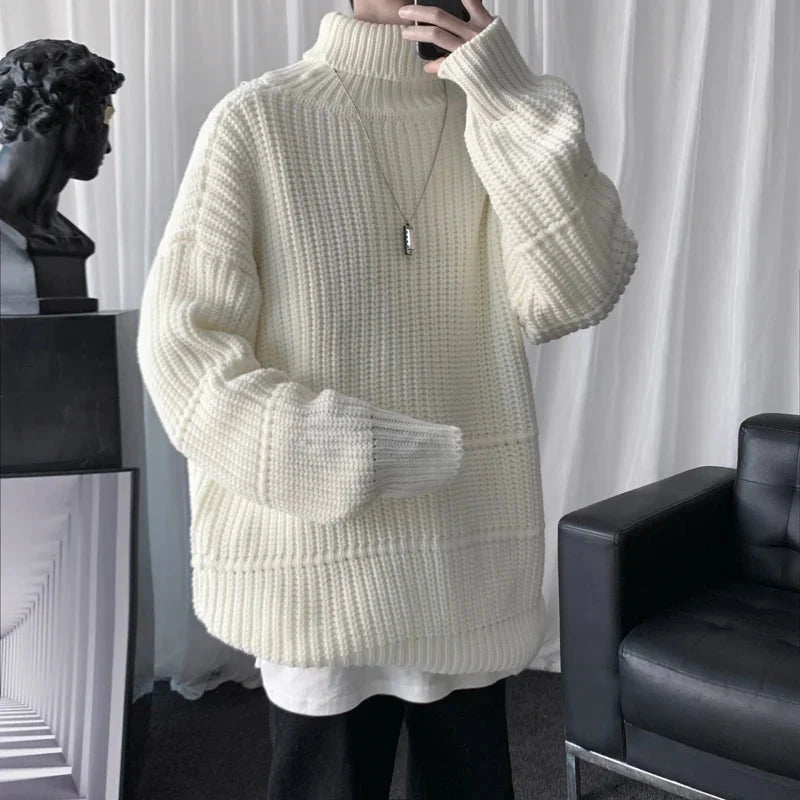 Men’s Turtleneck Sweater in Relaxed Fit