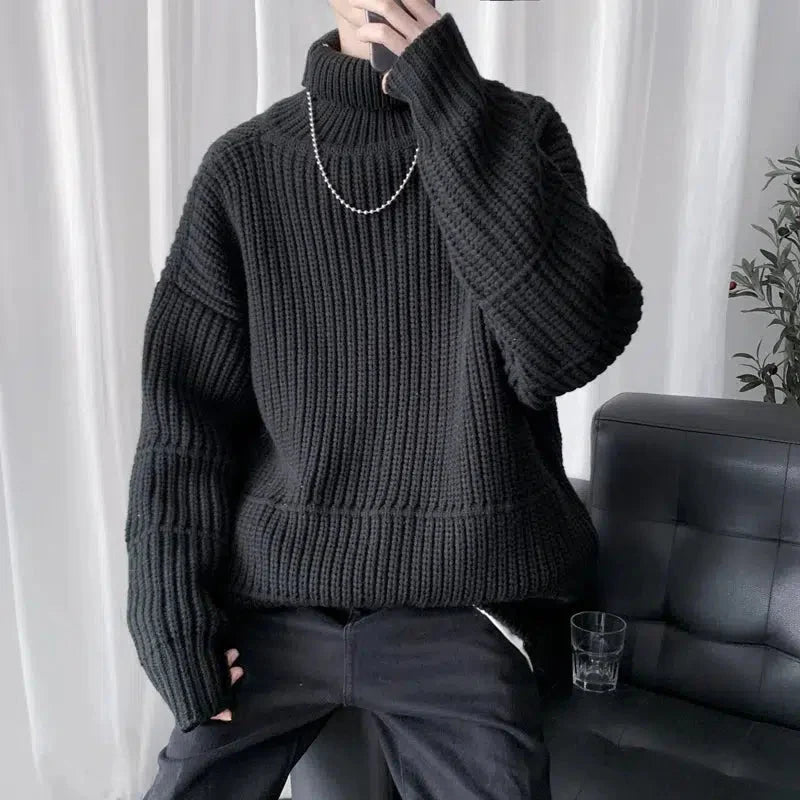 Men’s Turtleneck Sweater in Relaxed Fit