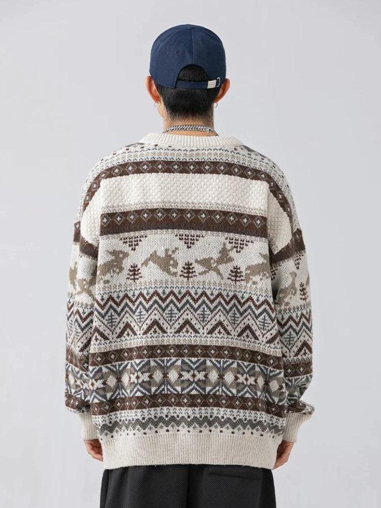 Men’s Vintage Patterned Sweater