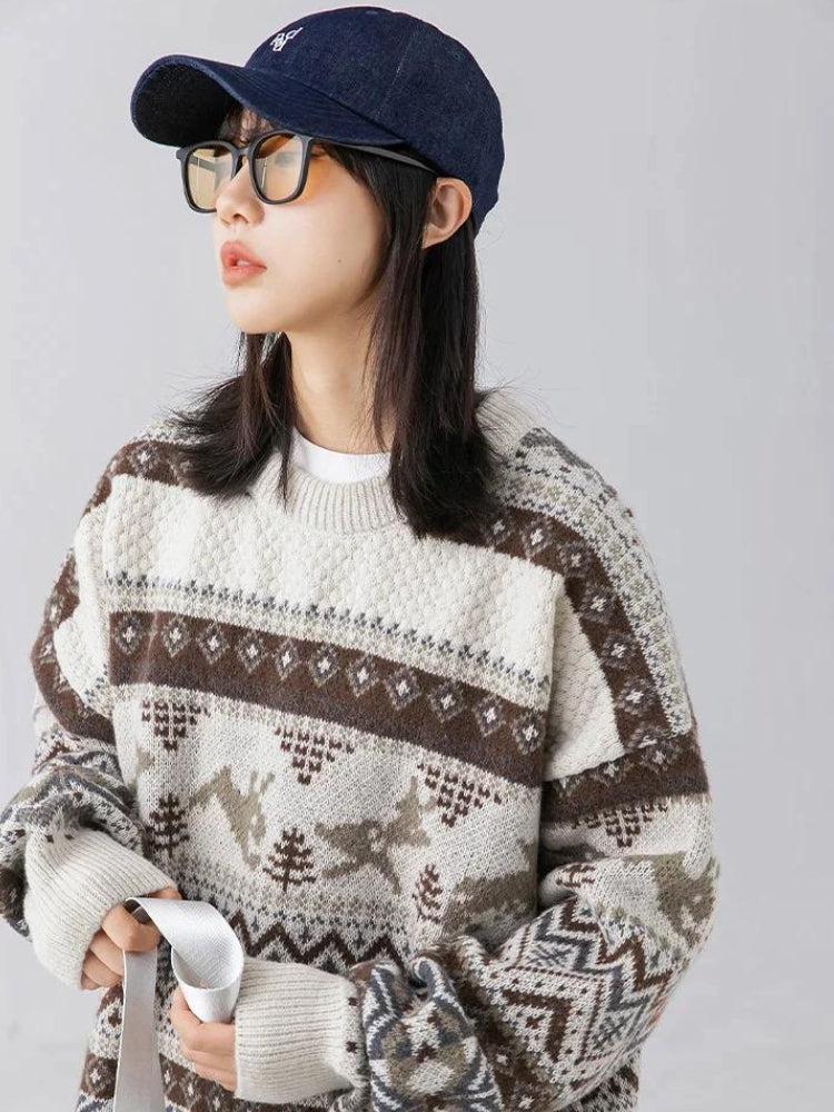 Men’s Vintage Patterned Sweater