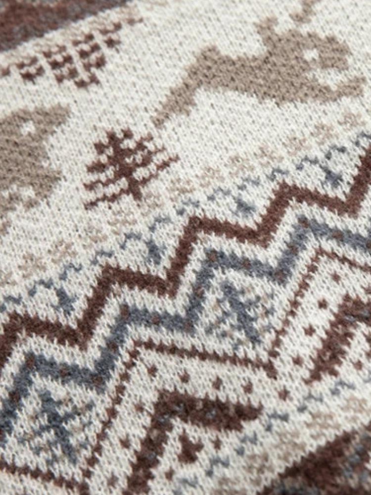 Men’s Vintage Patterned Sweater